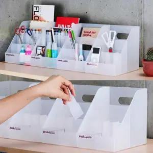 마이룸 경사형 펜홀터 문구 수납함 데스크 오거나이저 경사형펜 아크릴펜꽂이 펜꽃이함