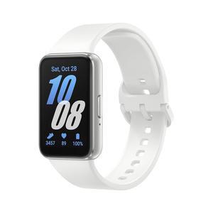삼성 갤럭시 FIT 3 [2024] 1.6인치 AMOLED 디스플레이 | 최대 13일 배터리 수명 | 100개 이상의 시계 모드 | 100개 이상의 운동 모드 | 국제 모델 - (실버)
