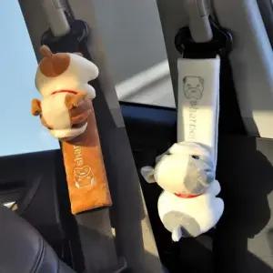 안전벨트 커버 쿠션 가드 보호 차량악세사리 강아지 안전벨트가드 안전벨트커버 안전벨트인형