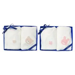 [갤러리아] (쌍둥이출산,태교,신생아)베핑코튼배냇저고리두벌+속싸개두개세트(A2D-10104SET)