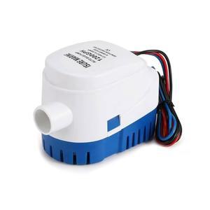 슈어 마린 12V 자동 잠수정 빌지 워터 펌프 최신 스타일 1200GPH 내장 오토 플로트 스위치(1200GPH)