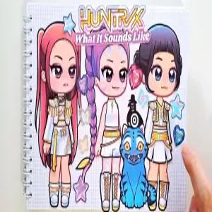 데몬헌터스스티커 악마사냥꾼 KPOP 꾸미기 헌터스 스티커 사자보이즈 세트 케데헌 캐릭터 랜
