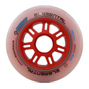 본트 스케이트 - 85A 엘리멘탈 인라인 스피드 휠 올 라운더 실내 실외 90mm 100mm 110mm 125mm (125mm (6개 세트)