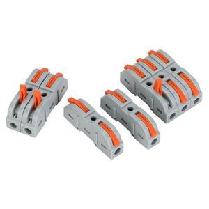 LT 211 빠른 연결용 레버 와이어 커넥터 28 12 AWG 0 08 4mm 32A 250V 컴팩트 스플라이스 절연 터미널