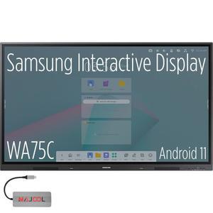 삼성 WA75C 75인치 안드로이드 11 OS 인터렉티브 화이트 보드, 내장 스피커 12W