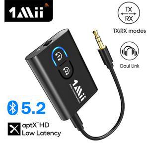 1MII ML300 휴대용 블루투스 수신기 송신기 오디오 APTX LL HD 280MAH 배터리 5MM AUX 옥스 생성기 어댑터 TV 자동차 PC
