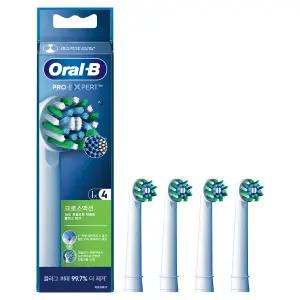 오랄비 프로 엑스퍼트 크로스액션 화이트 리필모 EB50RX 4p