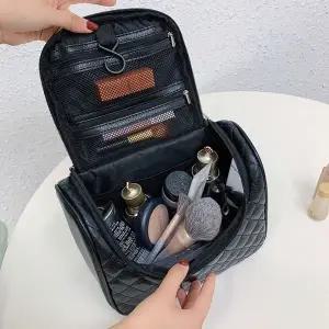 블랙 메이크업가방 화장품가방 뷰티가방 거울파우치