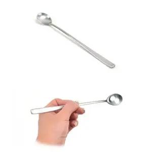 최고급 스텐 무광 샤틴공법 디저트 커피 스푼 티스푼 롱티스푼 19.5cm_22879343