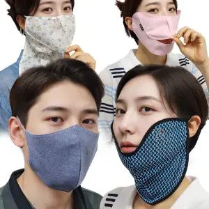 (국산) 사계절 자외선차단마스크 얼굴햇빛가리개 모음-운동 골프 패션 방한 스포츠마스크 선가드