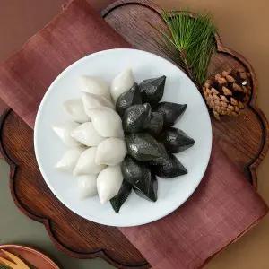 [화과방]해동해서 바로먹는 송편세트 1kg(500gx2팩) / 백송편+쑥송편