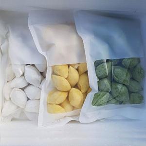 [기타]혼합 삼색 깨송편 흰 모시 호박송편 700g x 3팩