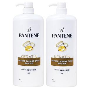 팬틴 샴푸 1.2L 대용량 2개 극손상케어