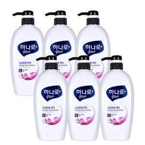 하나로 플러스 손상모발 케어 샴푸 680ml x6개