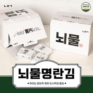 뇌물 명란김 6g x 18봉 외 택1 밥도둑 명란 맛김 도시락김 돌김