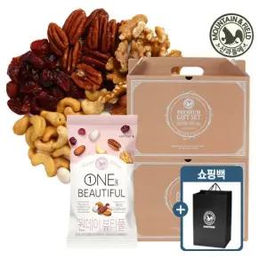 [산과들에] 피칸 하루견과 원데이뷰티풀 30봉 명절선물세트x2개 (견과선물)