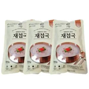 섬진강 간편한 국내산 재첩국 500g x 10팩 / 해장국 하동 맛집