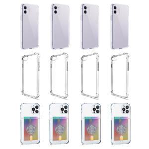 2+2 투명 방탄 카드젤리 (변색 황변방지) 갤럭시 S24 S23 S22 S21 S20 S10 S9 S8 S7 울트라 FE 플러스 엣지