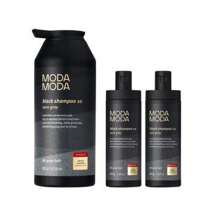 모다모다 3세대 염색샴푸  제로그레이 블랙샴푸 10 300g 1개 + 100g 2개 세트구성