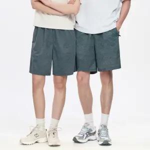 [파라고나]공용 지퍼형 포켓 5부 트레이닝 밴딩 팬츠