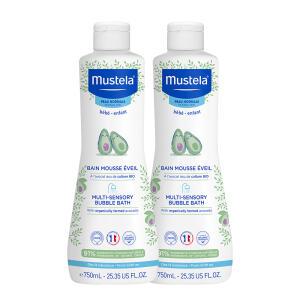 무스텔라 멀티 센서리 버블 배스 750ml 2개