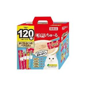 [단독판매] 이나바 CIAO 츄르 참치&가다랑어 버라이어티120P [SC216]