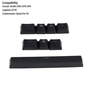 Razer 6.0u Corsair Logitec 스페이스 바 PBT 키 캡 더블 샷 보조 Row1 Ctrl Alt Wins for Mechanical Keyb