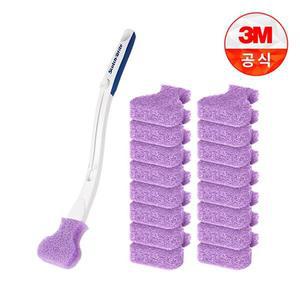 [3M]변기청소 베이킹소다 크린스틱 핸들+리필 17입[34694557]