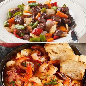 간편조리 밀키트 간편식 인기세트 2종 (찹스테이크+감바스알아히요)