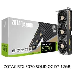[조텍(ZOTAC)]ZOTAC 지포스 RTX 5070 SOLID 게이밍 그래픽카드 OC D7 12GB 정품