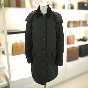 버버리 퀼팅 자켓 80790821 데레햄 O 폴리에테르 블랙 여성 명품옷 선물