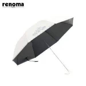 캄파눌라 자수 패턴 자외선 차단 차광율 99.9 암막 2단 수동 양우산 (우산 겸 양산) RSP-2503