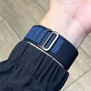 Apple Watch 밴드 울트라 2 용 알파인 루프 49mm 시리즈 10 46mm 42mm 40 44mm 45mm 41mm G 후크 스포츠 스트랩 iwatch 10 9 8 7 6 SE 5