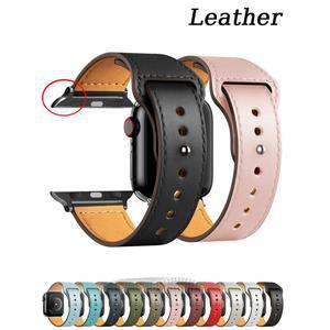 Apple 시계 밴드 용 가죽 스트랩 Ultra 2 49mm 44mm 40mm 38mm/42mm 스포츠 루프 팔찌 iWatch 시리즈 9 8 7 3 4 5 6 se 41mm/45mm