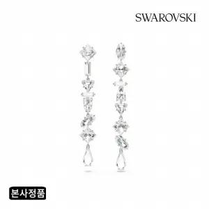 [/본사정품] Mesmera 로듐 롱 드롭 귀걸이 5661687