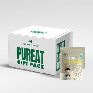 [선물세트]  유기농 튀밥 10봉세트 선물용 간식박스