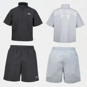 매장정품 언더아머 UNDERARMOUR (6007565,6007566) 유니 APAC 우븐 아노락 반팔