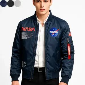 남성 봄가을 US EAGLE NASA 이글 MA1 파일럿재킷 에어포스 원 항공점퍼 우주비행사 유니폼 3칼라/2