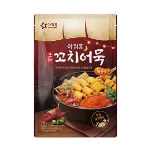 아워홈 포차 꼬치어묵 매운맛 296g x 4개 냉동
