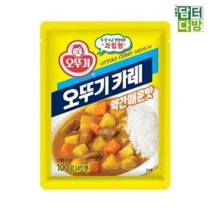오뚜기 카레 약간매운맛 100g x 2개