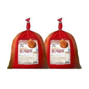 종가 생생 유산균 포기김치 3.2kg 2개
