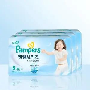 [팸퍼스] 팸퍼스 엔젤브리즈 썸머팬티 5단계 (120매) / iuy