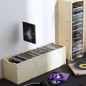 cd장식장 게임 CD 레코드 CD장 선반 거치대 PS 원목 앨범