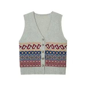 [아날도바시니] 캐시미어 울혼방 니트베스트 AW11KV41W _P404419247