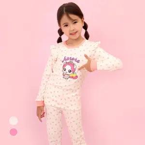 캐치 티니핑 여아용 오로라핑 후라이스 9부 실내복 세트 IV