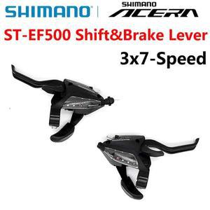 SHIMANO ACERA ALTUS EF500 3x7v 그룹셋 EZ FIRE PLUS 시프트/브레이크 레버 - 2 핑거 크기 전면 속도  부