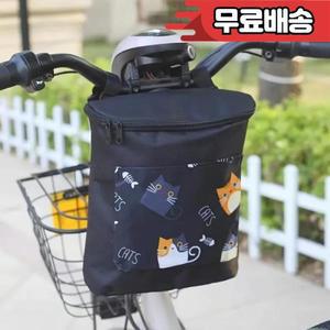 다목적 옥스포드 패브릭 자전거 핸들 바 가방 전기 및 오토바이 대용량 지퍼가 달린 보관