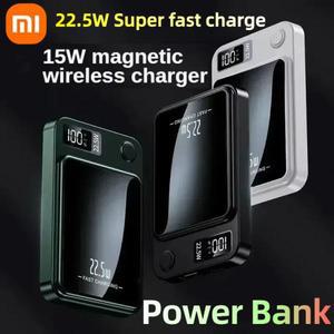 샤오미 100000 mAh 자기 무선 보조베터리 Magsafe 용 고속 충전기 iphone Huawei Samsung 휴대용 보조 배터