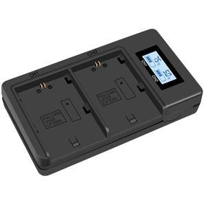 LP E6 LPE6 배터리 충전기, LCD 듀얼 캐논 EOS 5DS R Mark II 6D 7D 80D 카메라용, 드롭쉽