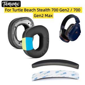 Turtle Beach Stealth 700 Gen2 / Max 헤드폰 메모리 폼 상단 헤드밴드  이어 패드용 교체